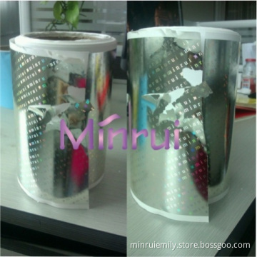Hologram Destructible Vinyl China,holographic Ultra Destructive Vinyl 